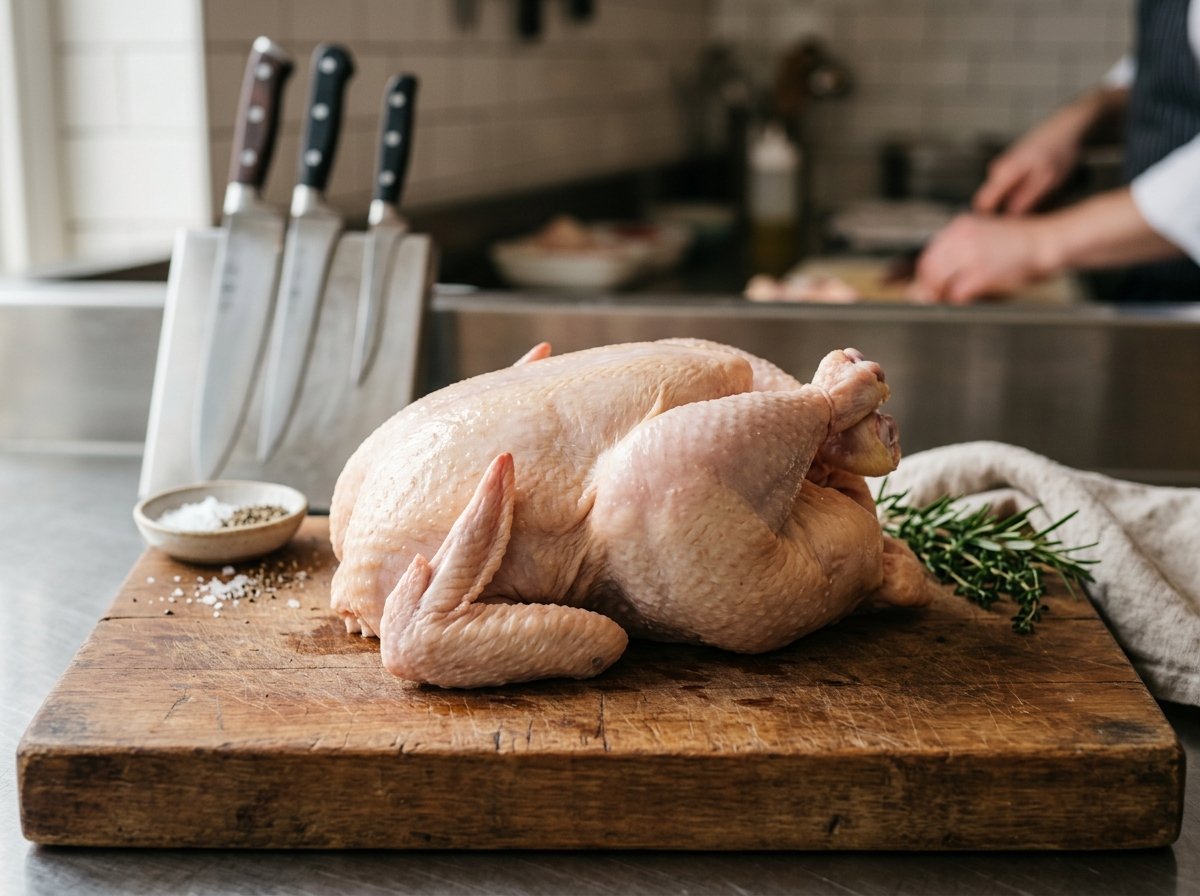 Slaughtered & Plucked Whole Chicken