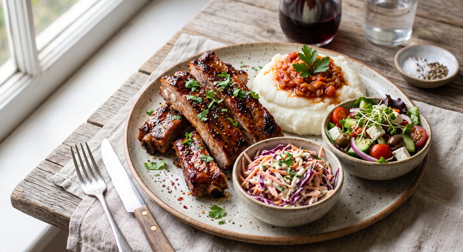 Pork Ribs Plate