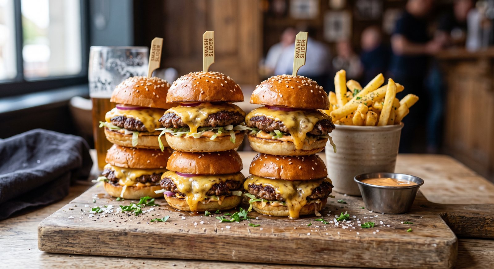 Smash Burger Sliders